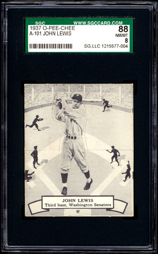 John Lewis #101 1937 O Pee Chee card