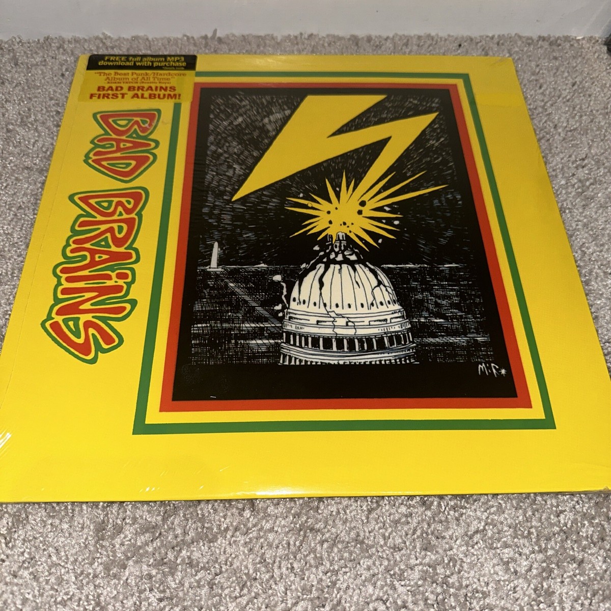 97年 Brains』LP Brains『Bad Bad ROIR再発盤 「RSD (Italy 1982 CBGB's At Live - (バッド・ブレインズ) BRAINS BAD 洋楽