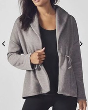 Fabletics Sage Coat Size S/4-6 Rrp£82 {n89}