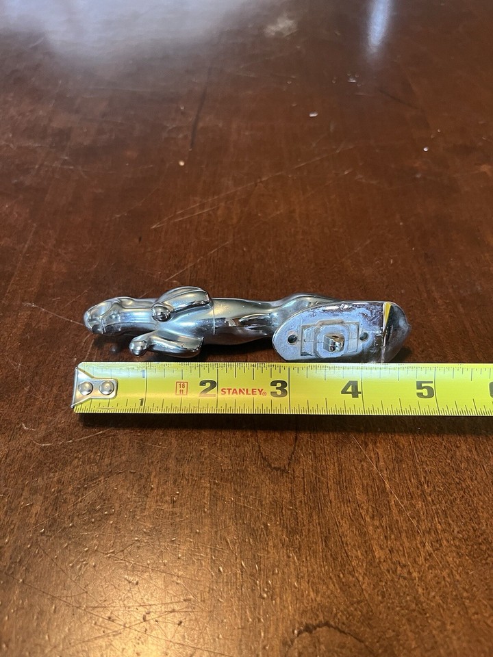 5" Jaguar Chrome Hood Ornament Leeping Cat eBay