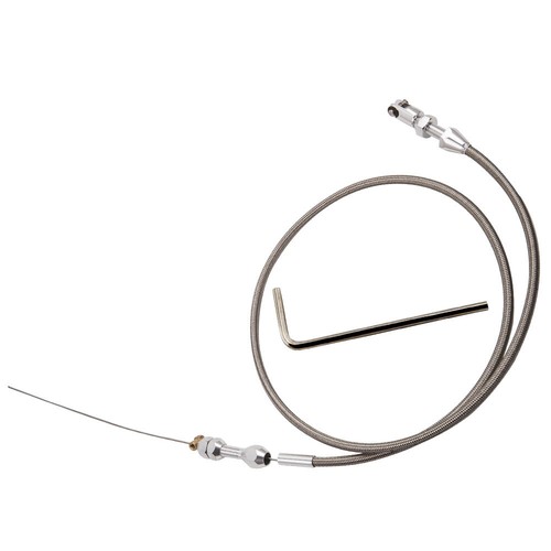 1x 36" Stainless Steel Throttle Cable For Chevy 4.8 5.3 5.7 6.0 Ls1