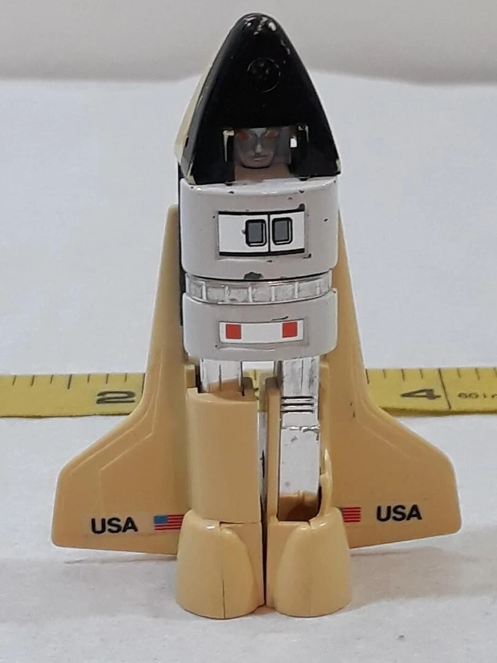 Vintage Transformers Super GoBots Spay-C Robot NASA Space Shuttle 1985 Bandai - Image 4 of 4