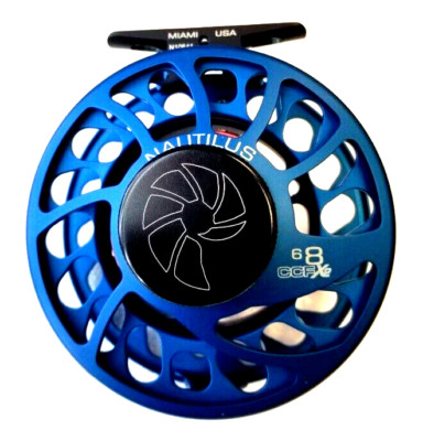 NAUTILUS CCF-X2 6/8 FLY REEL FATHOM BLUE -NEW- FREE U.S. SHIPPING