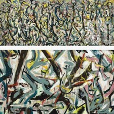 60W"x24H" MURAL, 1943 by JACKSON POLLOCK - DRIP SPLAT PAINTING CHOICES of CANVAS