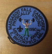 BSA MASSASOIT FALL CAMPOREE 1990 EAST BROOKFIELD MA