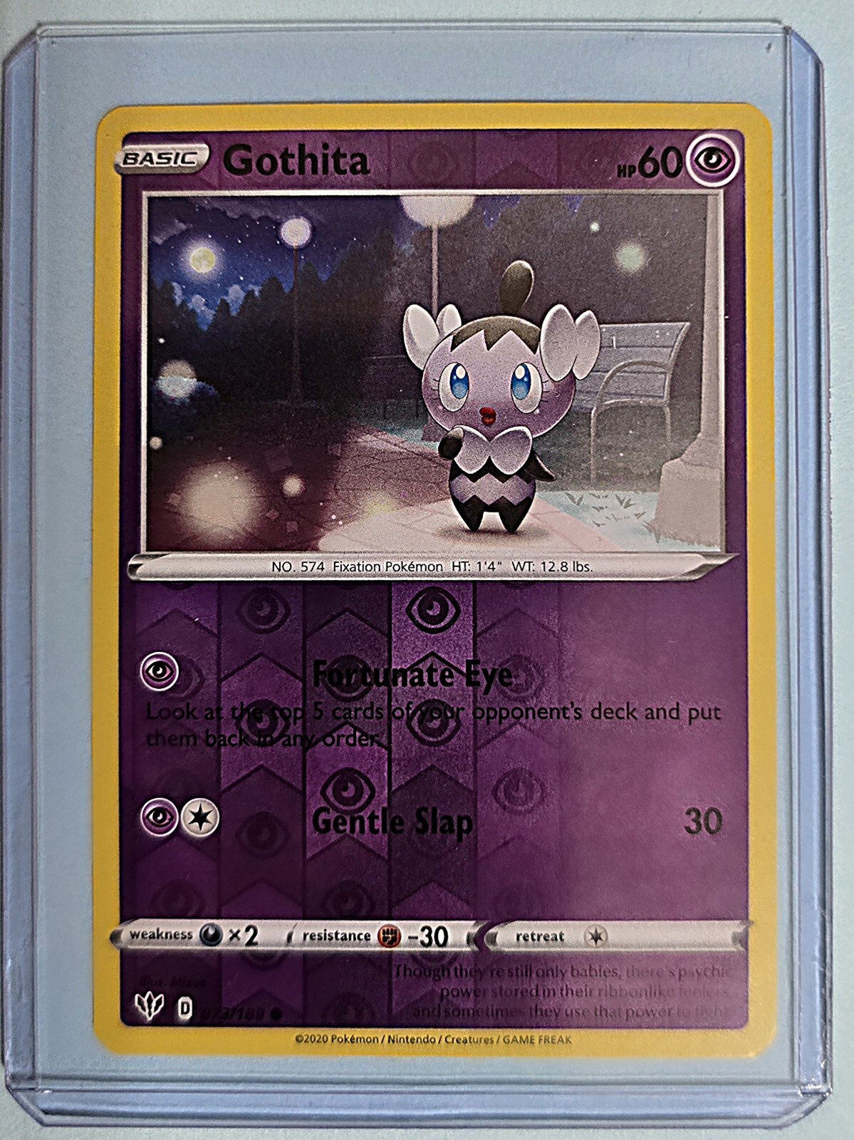 2020 Gothita 73/189 - Reverse Holo - Darkness Ablaze - NM Pokémon TCG