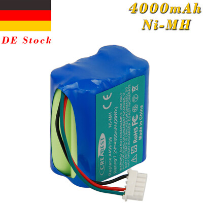 7,2V 4,0Ah Ni-MH Akku Für iRobot 4409709 Braava 380 380T 390 390T Mint Plus 5200