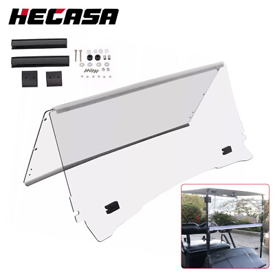 Clear Folding Golf Cart Windshield PC For EZGO TXT Medalist 1994-2014 2011