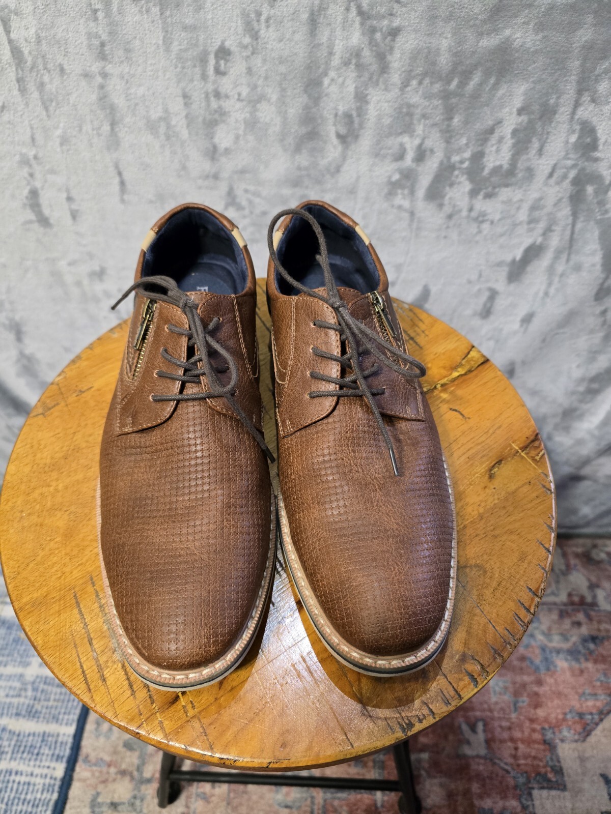 SAOLA Freeman Scarpe Mocassini Uomo Pelle Marrone 9 5M Wiley F121045 Memory Foam