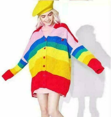 lazy oaf rainbow jumper