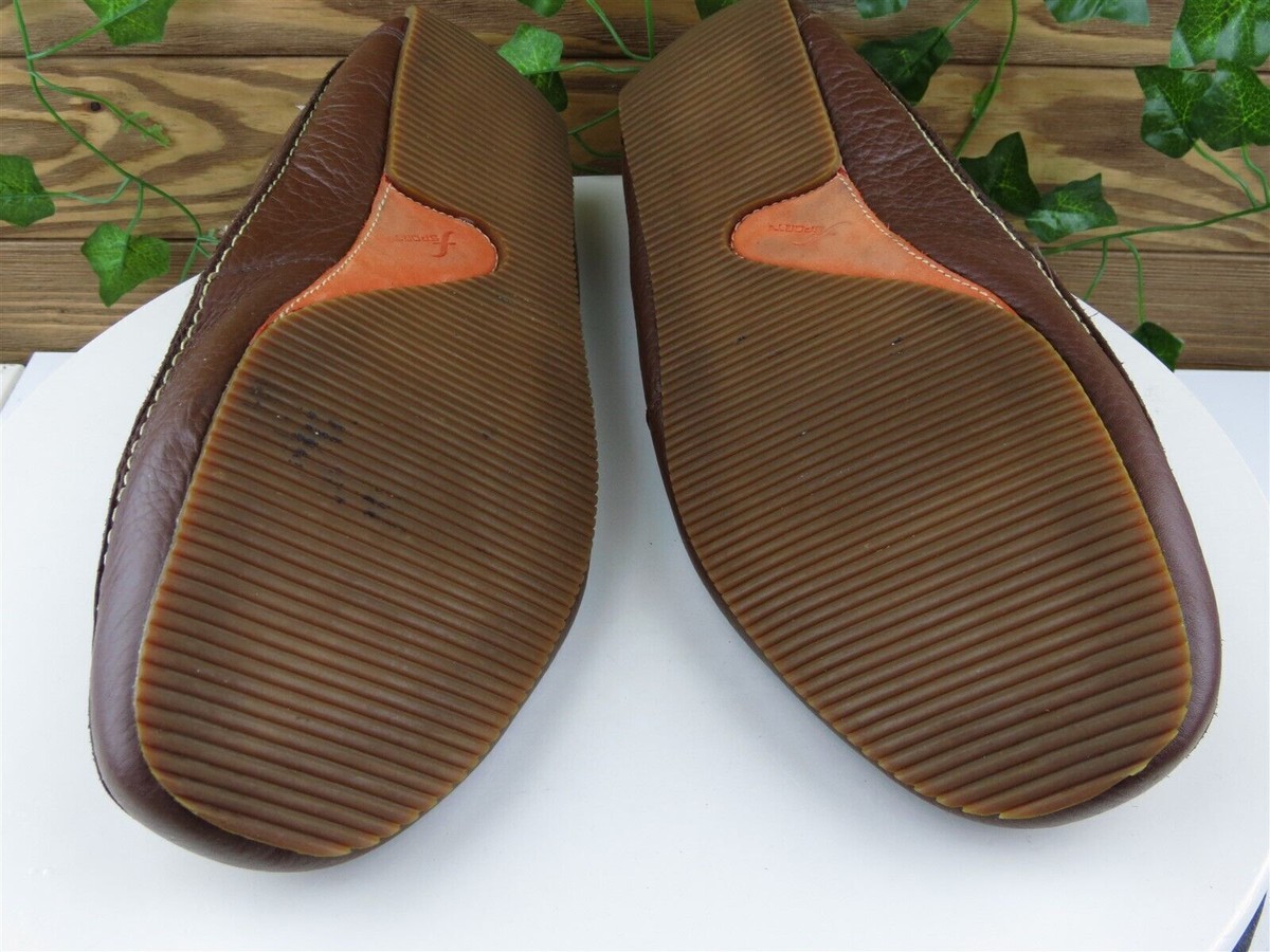 Florsheim Sz 11 Loafer Brown Leather Men Slip On‎ 18476-02 Medium (D, M) Florsheim Vintage Loafers Dress Shoes Brown Leather Bicycle  main image 3