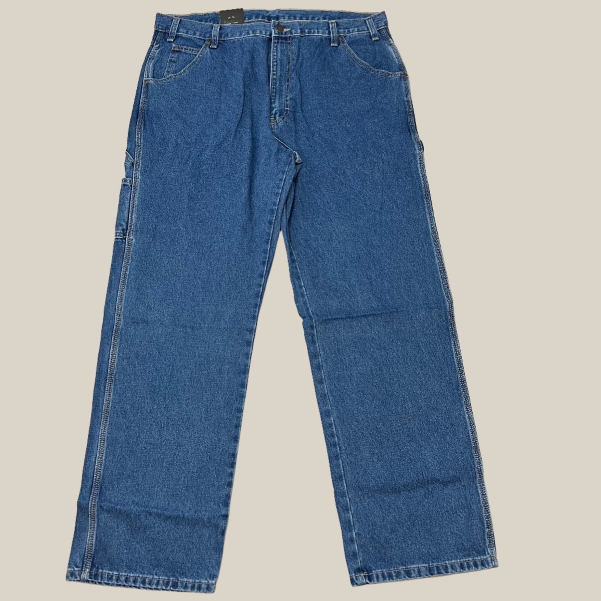 DICKIES Relaxed Fit Carpenter Jean Mns Sz 40X30 Stonewashed Indigo