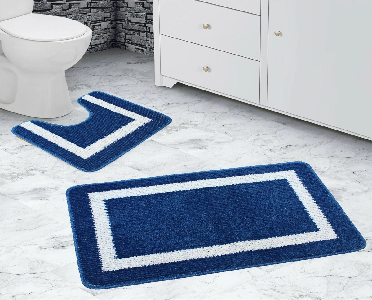 White bathroom rug sets sale