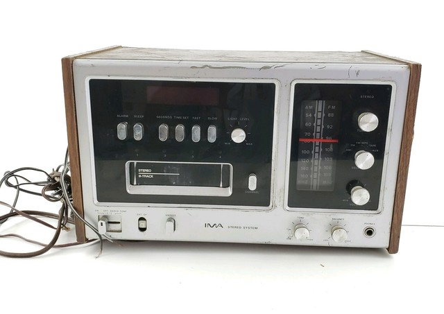 Craig IMA Ps-1000 8 Track Player Am/fm Alarm Clock MPX Stereo System ...