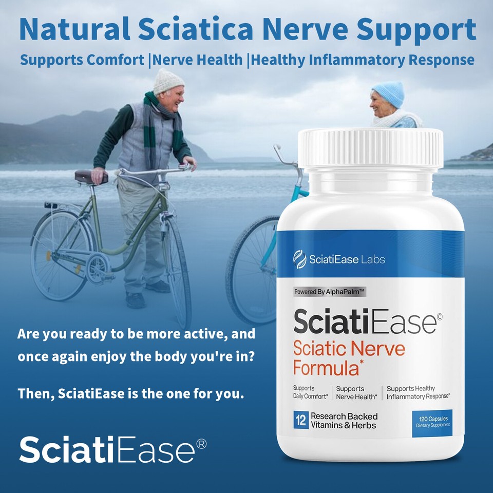 Sciatiease Labs Sciatic Ease Nerve Formula Nervous System Health 