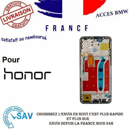 Écran Complet LCD + Vitre Tactile Noir Pour Huawei Y6 2019 - Neuf - Compatible Remplacement