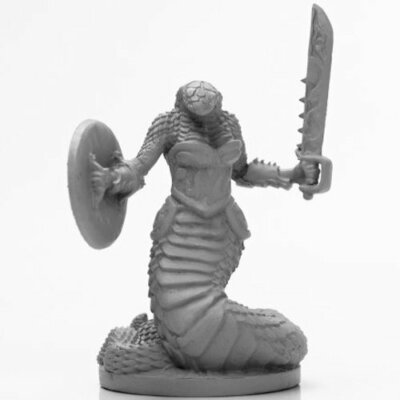 Reaper Dark Heaven Legends 03979 Nagendra-Kriegerin Schlange Yuan-ti Snakeman