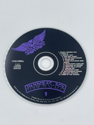 AEROSMITH - Pandora's Box (CD, 3 Disc Set, 2002, Columbia) CD 1 ONE ONLY