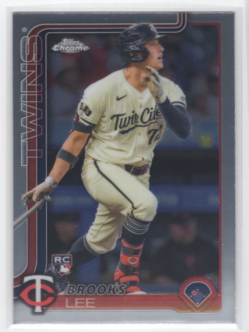 #234 2025 Topps Chrome BASE = Brooks Lee RC Twins