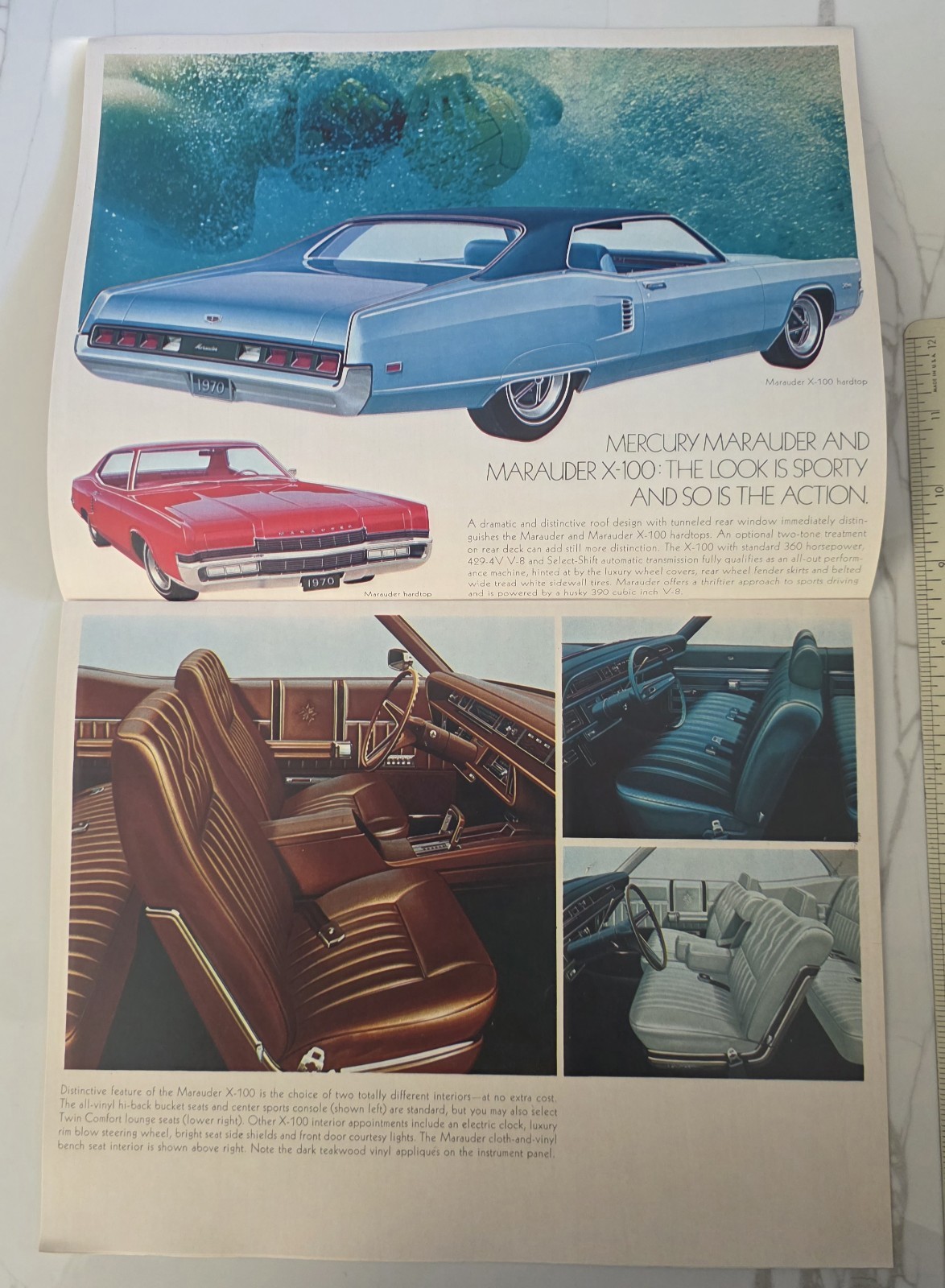 1970 Mercury BIG Sales Brochure Catalog Marquis Cyclone Cougar Montego Monterey thumbnail 6