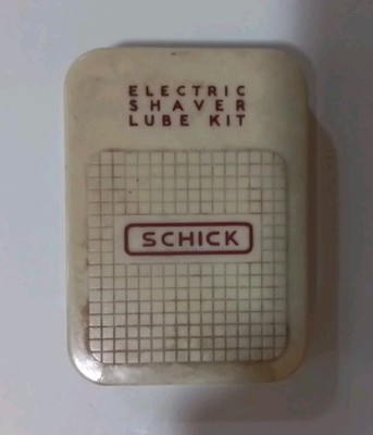 Schick Electric Shaver Lube Kit Vintage