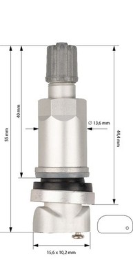 Aluminiumventil für OEM VDO/Siemens TPMS Sensor RDKS Service-Kit Aluventil