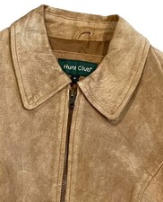 Western Vintage Women  s L Brown Suede Vest Full Zip Collared Lined Boho Western