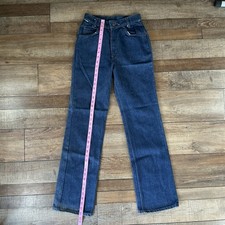 VINTAGE Golden Sun Teens Jeans Girls Youth 10 Dark Wash Straight Leg USA 41B3