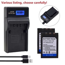 Li-10B Li-12B Battery or Charger For Olympus c-765 c-50 C-60 C-770 Ultra Zoom