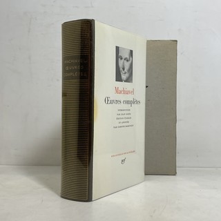 PLÉIADE : Oeuvres Complètes de MACHIAVEL 1952 Jean Giono POLITIQUE PHILO