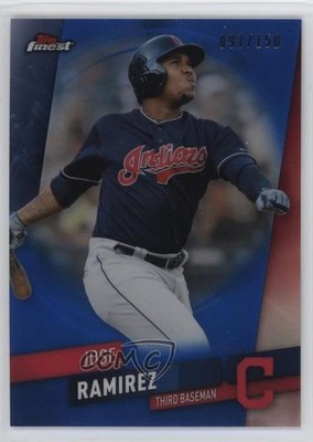 2019 Topps Finest Blue Refractor /150 Jose Ramirez #89 09if