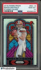 2018 Panini Prizm Stained Glass #SG6 Baker Mayfield RC Rookie SSP PSA 10