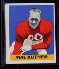 1948 Leaf Football #14 Mal Kutner Cardinals Lt. Corner Ding VG-EX LOOK!