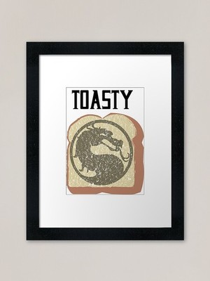 Toasty Bread - MK Gerahmter Kunstdruck Gerahmtes Wandbild Poster Leinwanddruck Bild