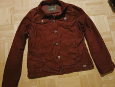 Cecil Feincordjacke jeansstyle bordeaux Gr. XS/36