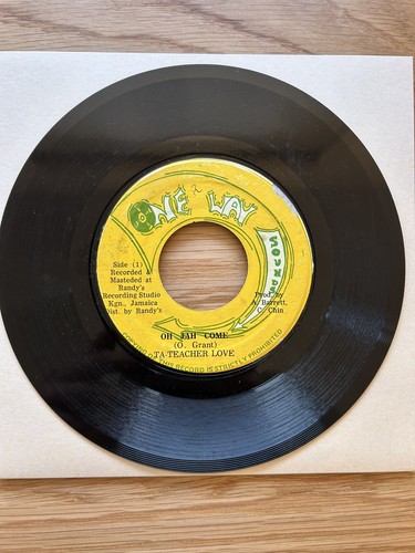 Ta Teacher Love - Oh Jah Come 7” RARE Killer Roots Original - Picture 1 of 2