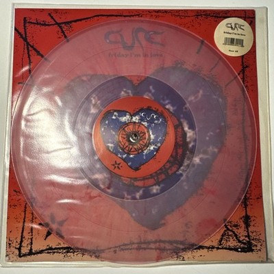Cure- Friday I' m In love 12  Marbeled Vinyl-1992-UK Press