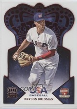2015 Panini USA Baseball Crown Royale Red 12/50 Bryson Brigman #2 0t2