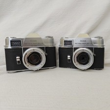 Two vintage Kodak Retina Reflex III 35mm SLR camera bodies for spares
