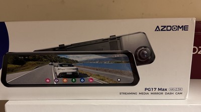 AZDOME PG17 11.8'' 1080P Mirror Dash Cam W/GPS