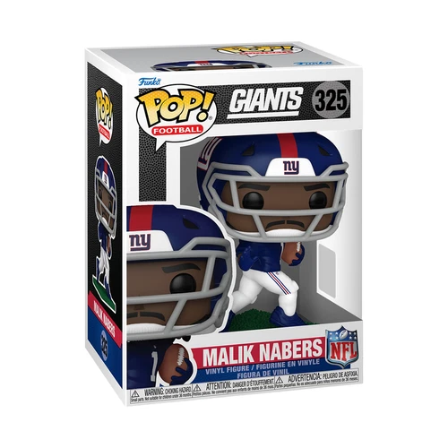 Funko POP! Malik Nabers New York Giants NFL Figure #325 + Protector Free Ship