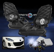 2012-2013 Mazda 3 Mazda3 Bumper Driving Fog Lights Chrome W8000k Hid Kitswitch