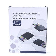Slim External CD/DVD RW Drive USB 3.0 Writer Burner Player Black For Laptop PC