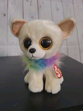TY Beanie Boos - CHEWEY the Chihuahua Dog Glitter Eyes  6 inch -MWMTs Boo Toy