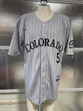 Colorado Rockies Baseball Jersey Carlos Gonzalez #5 - Majestic Authentic Size 56