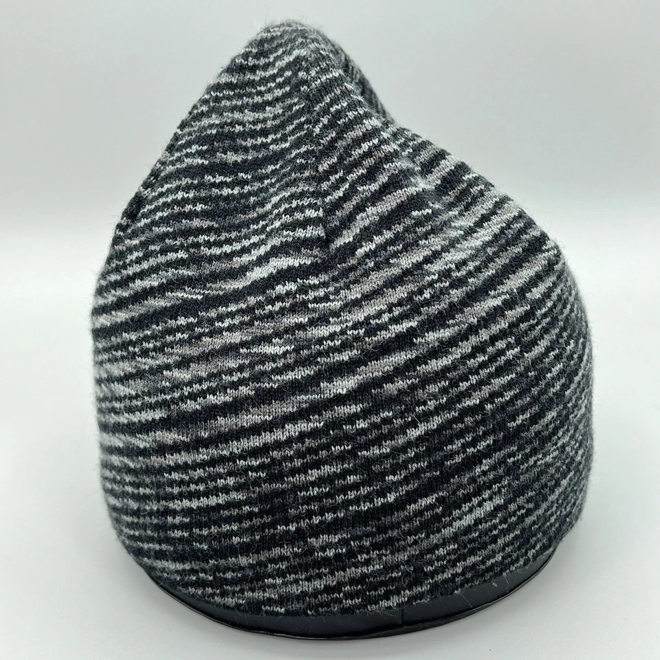 Columbia Unisex Gorro Invierno Sombrero Gorra OSFA Rayas Gris Negro Acrílico Foto 3 de 4