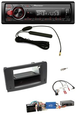 Pioneer MP3 DAB 1DIN Lenkrad USB Autoradio für Mercedes M-Klasse 05-11 W164 Prof