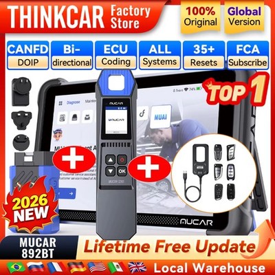 MUCAR 892BT+TKEY101 +T261 TPMS Programming Tool Car AI Diagnostic  Tool KEY IMMO