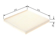 For BOSCH 1 987 432 085 PASS COMPARTMENT FILTER