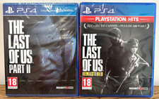 LOT 2 JEUX THE LAST OF US REMASTERED - PS4 PlayStation 4 PS5 - PAL FR - NEUFS